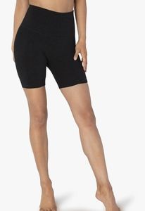 Beyond Yoga Spacedye Biker Shorts Darkest Knight